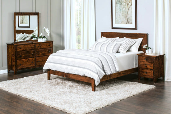 Potomac bedroom set, customized in solid hard wood of your choice. Oak, Maple, Cherry. Handmade by Amish craftsmen. Bedroom suite. Local delivery within Alberta. Quality and Affordability. King, Queen, Double, Single beds available. Hand made.